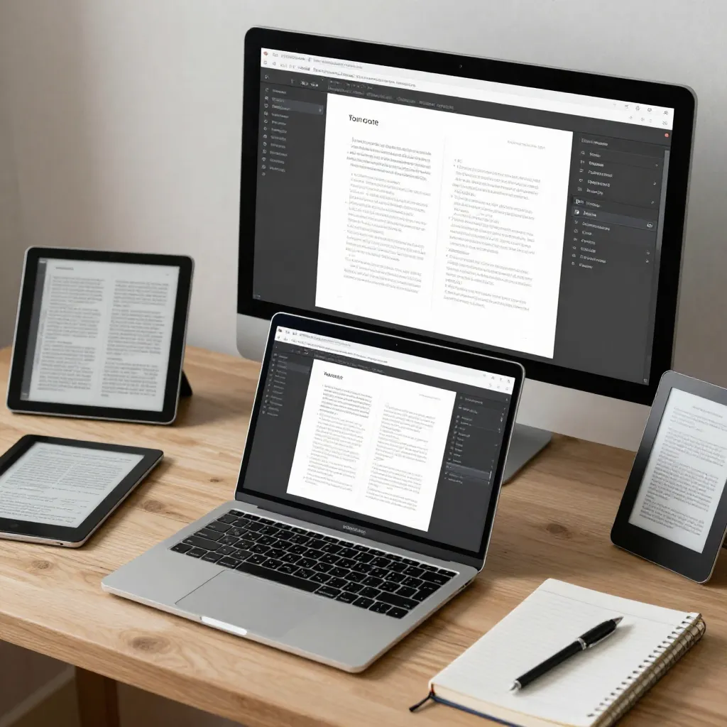Professional e-book layout